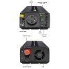 Qoltec Przetwornica napięcia Monolith 600 MS Wave | 12V na 230V |       300^600W | USB